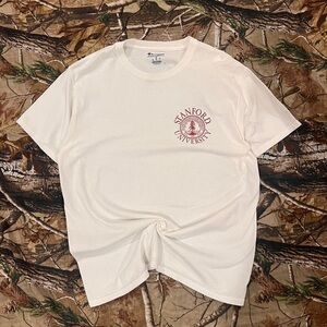 Champion White Stanford University T-Shirt